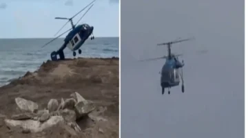 تحطم مروحية في داغستان يخلف مقتل 5 ركاب على شاطئ البحر